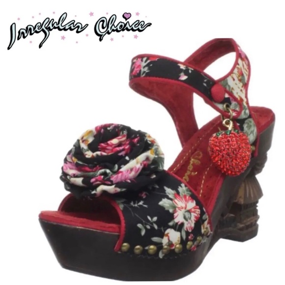 Irregular Choice Shoes - Irregular Choice “Oriento Sun” size 10, black